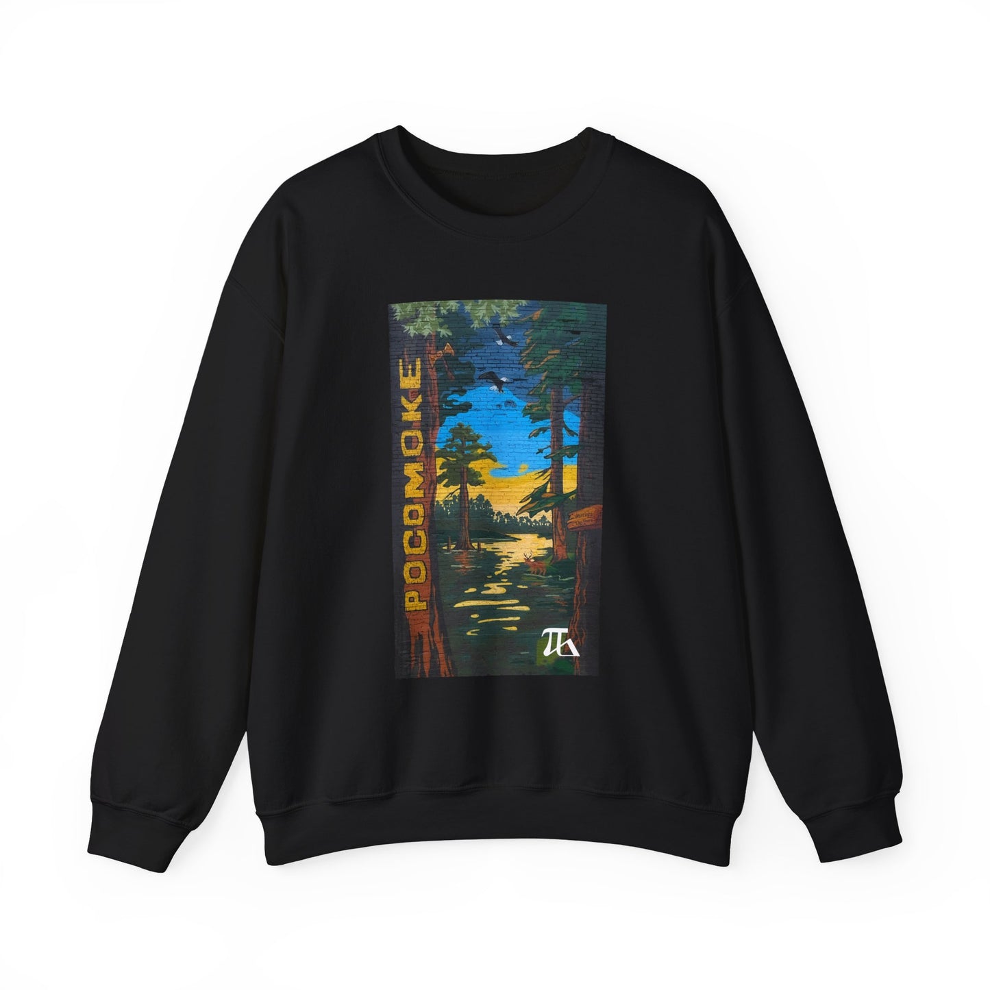 POCOMOKE Mural Unisex Heavy Blend™ Crewneck Sweatshirt