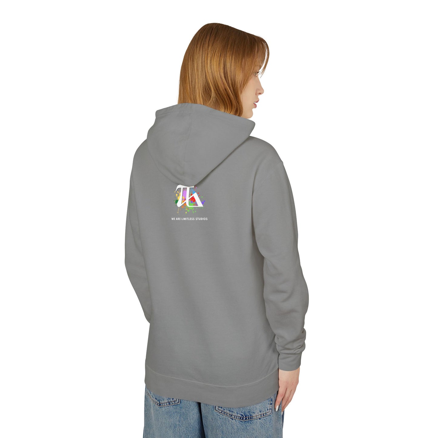 Let's Color the World Together Unisex Lightweight Hooded Sweatshirt