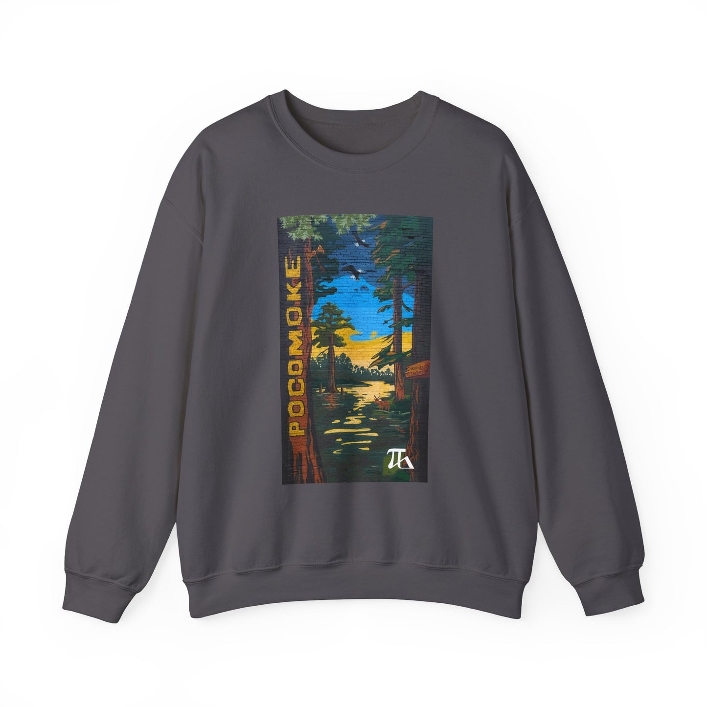 POCOMOKE Mural Unisex Heavy Blend™ Crewneck Sweatshirt