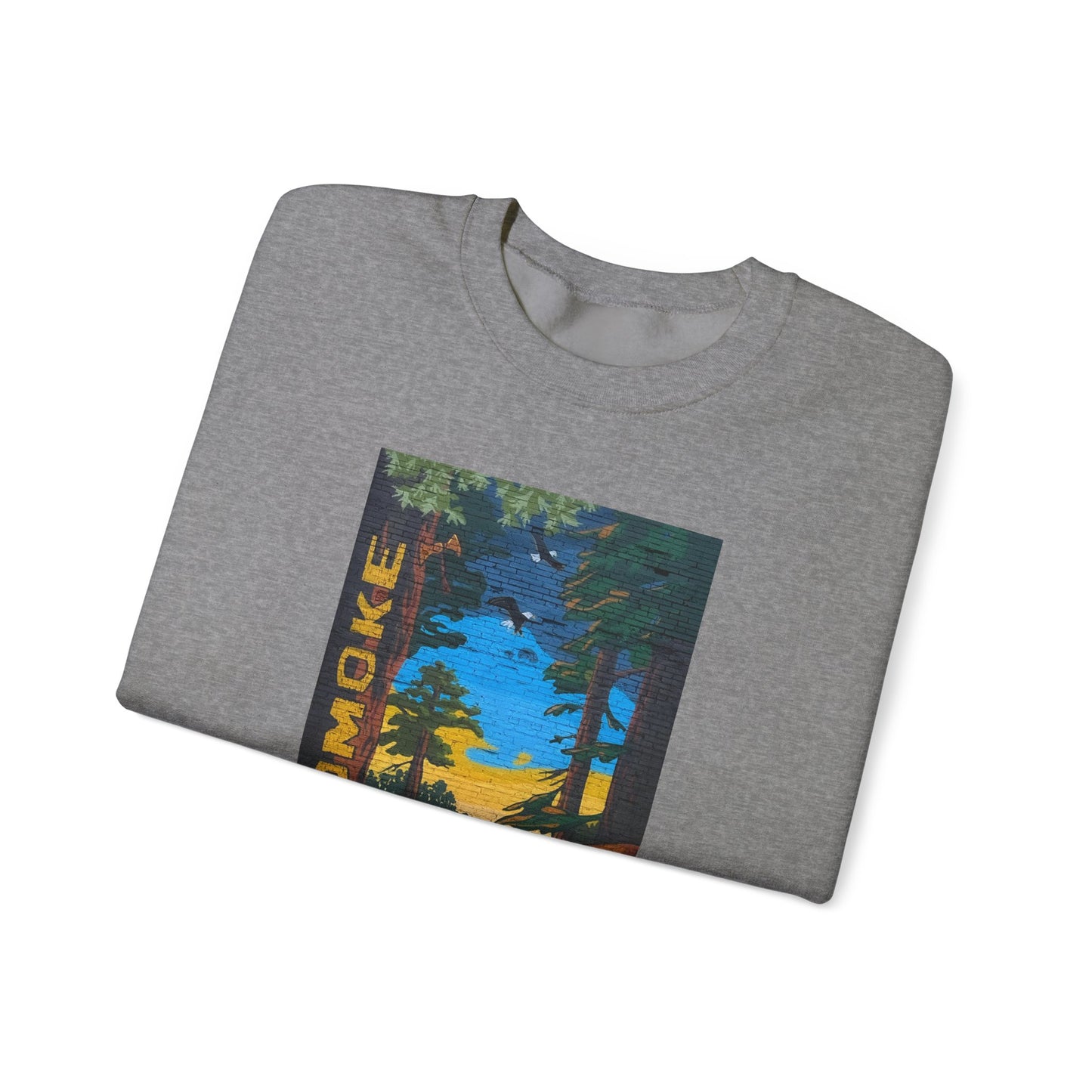 POCOMOKE Mural Unisex Heavy Blend™ Crewneck Sweatshirt