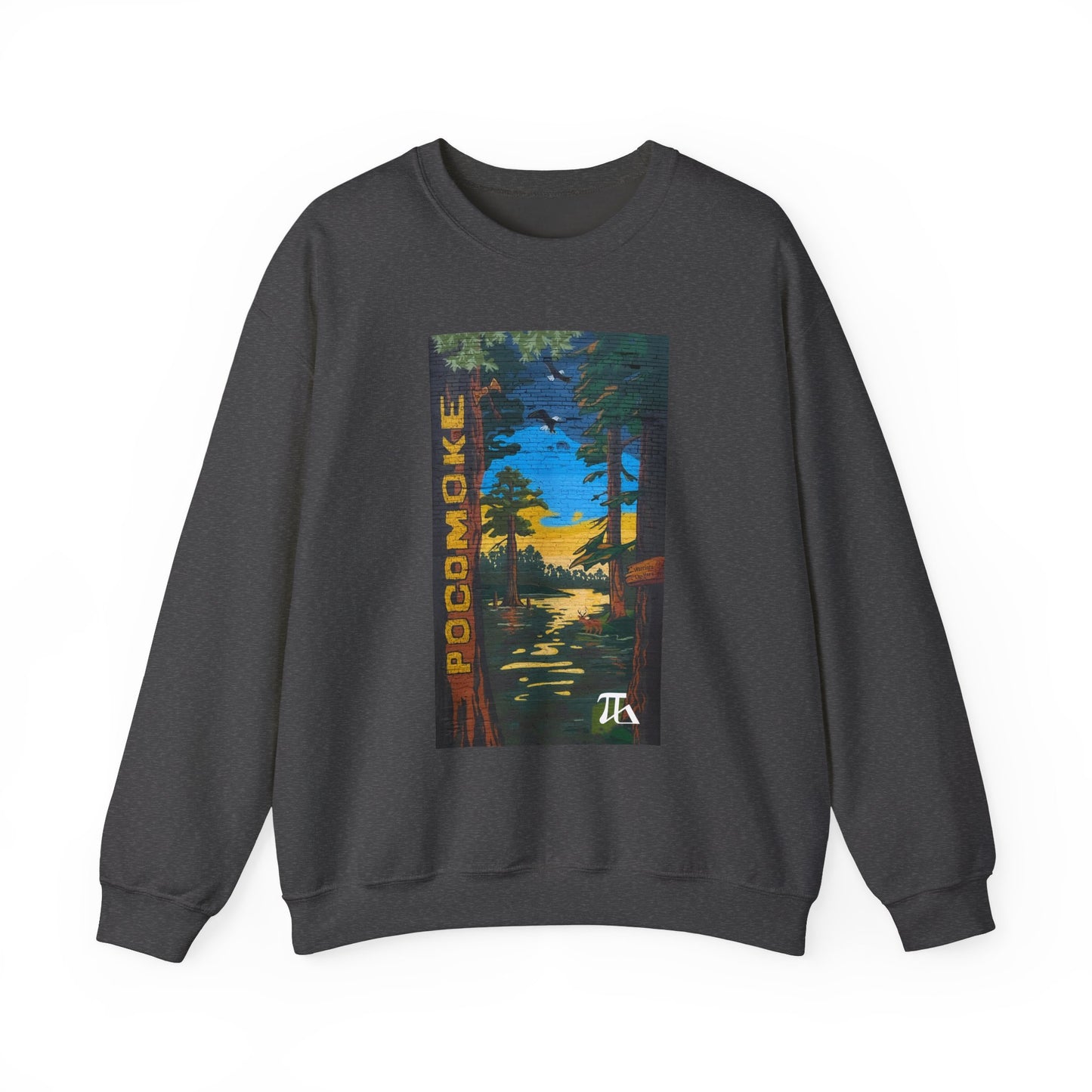 POCOMOKE Mural Unisex Heavy Blend™ Crewneck Sweatshirt